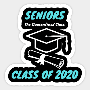 Cute class of 2020 senior graduation class of 2020,class of 2020 seniors,class of 2020 seniors,class of 2020 seniors Sticker